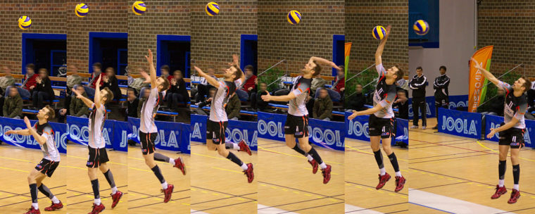 volleyball jump serve steps